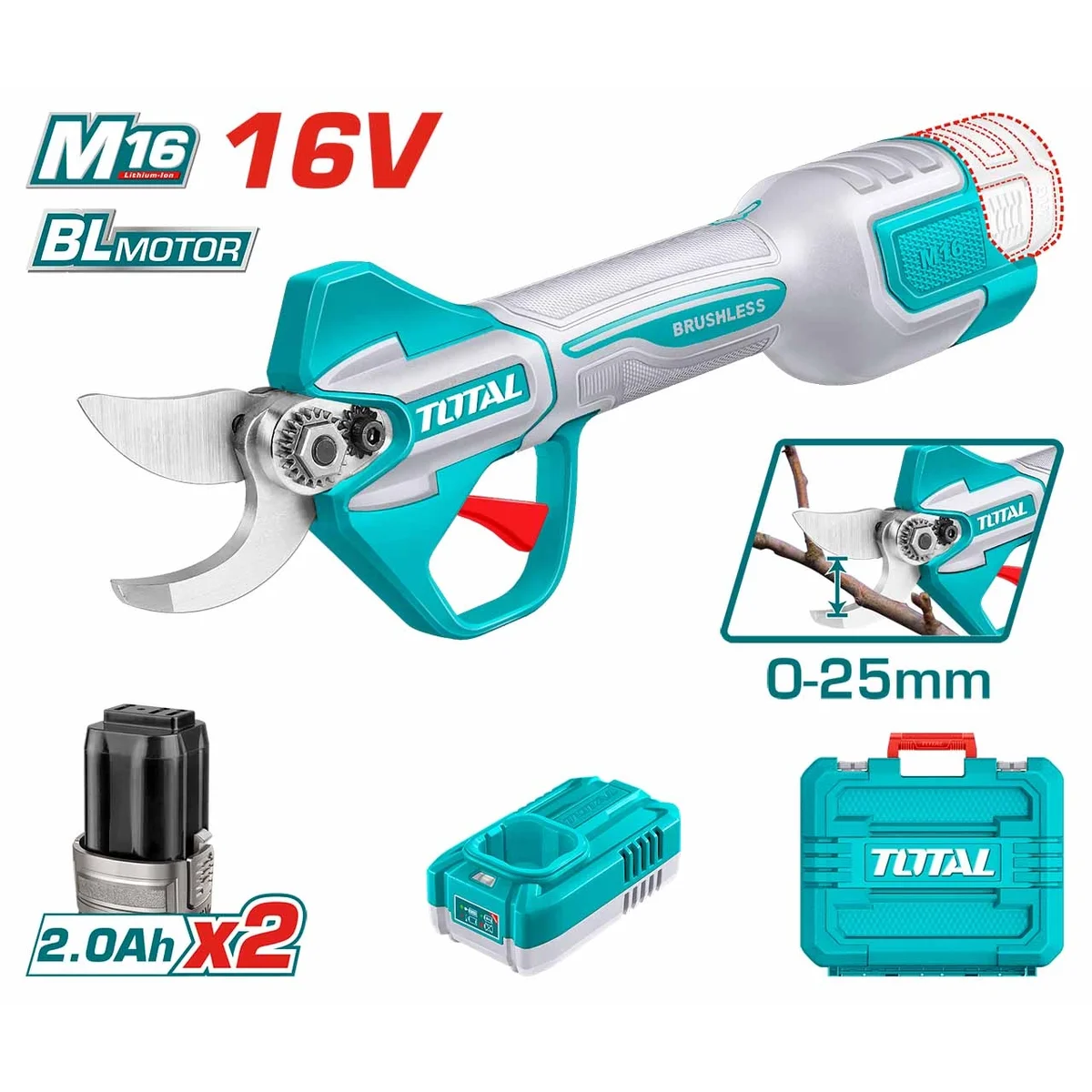 TSSLI162582 Li-ion Gauge Straight Shears