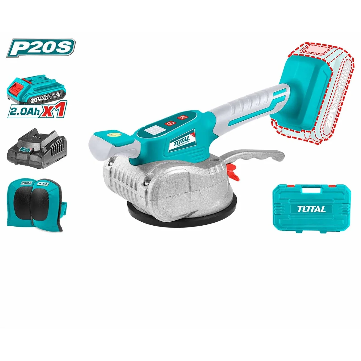 TTVLI20101 Li-ion Tile Vibration Machine