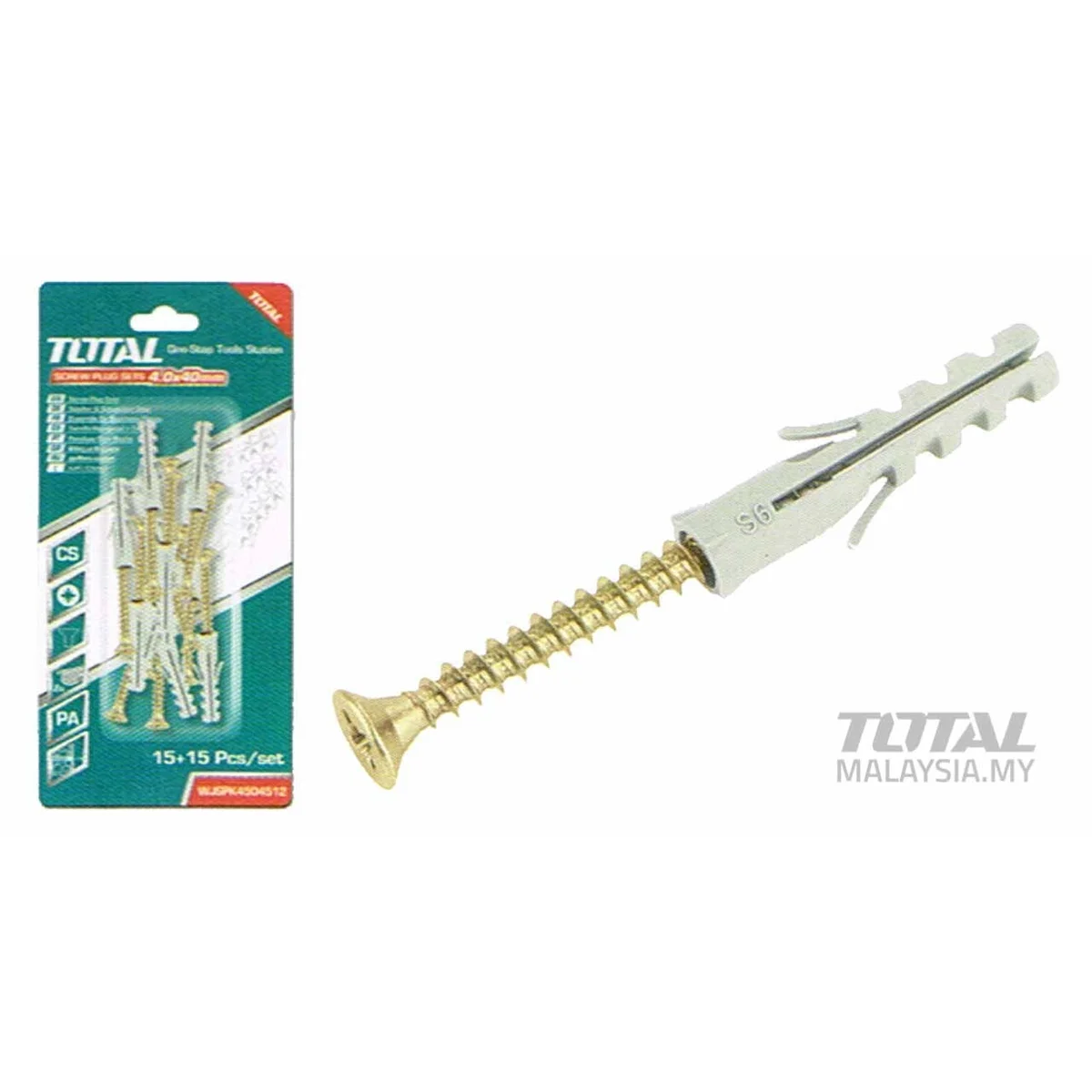 WJSPK4504512 15+15 Pcs Screw Plug Sets