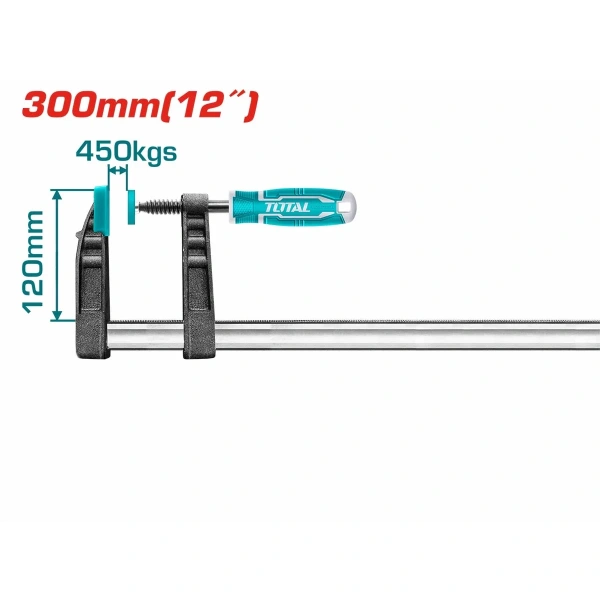 THT1321201 F Clamp with Plastic Handle