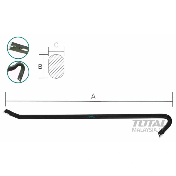 THT431482 Wrecking Bar