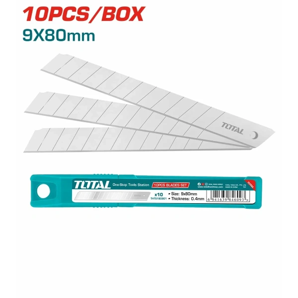 THT5190901 10 Pcs 9mm Knife Blade Set