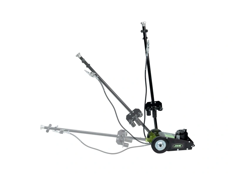 22T TELESCOPIC OIL-PNEUMATIC TROLLEY JACK